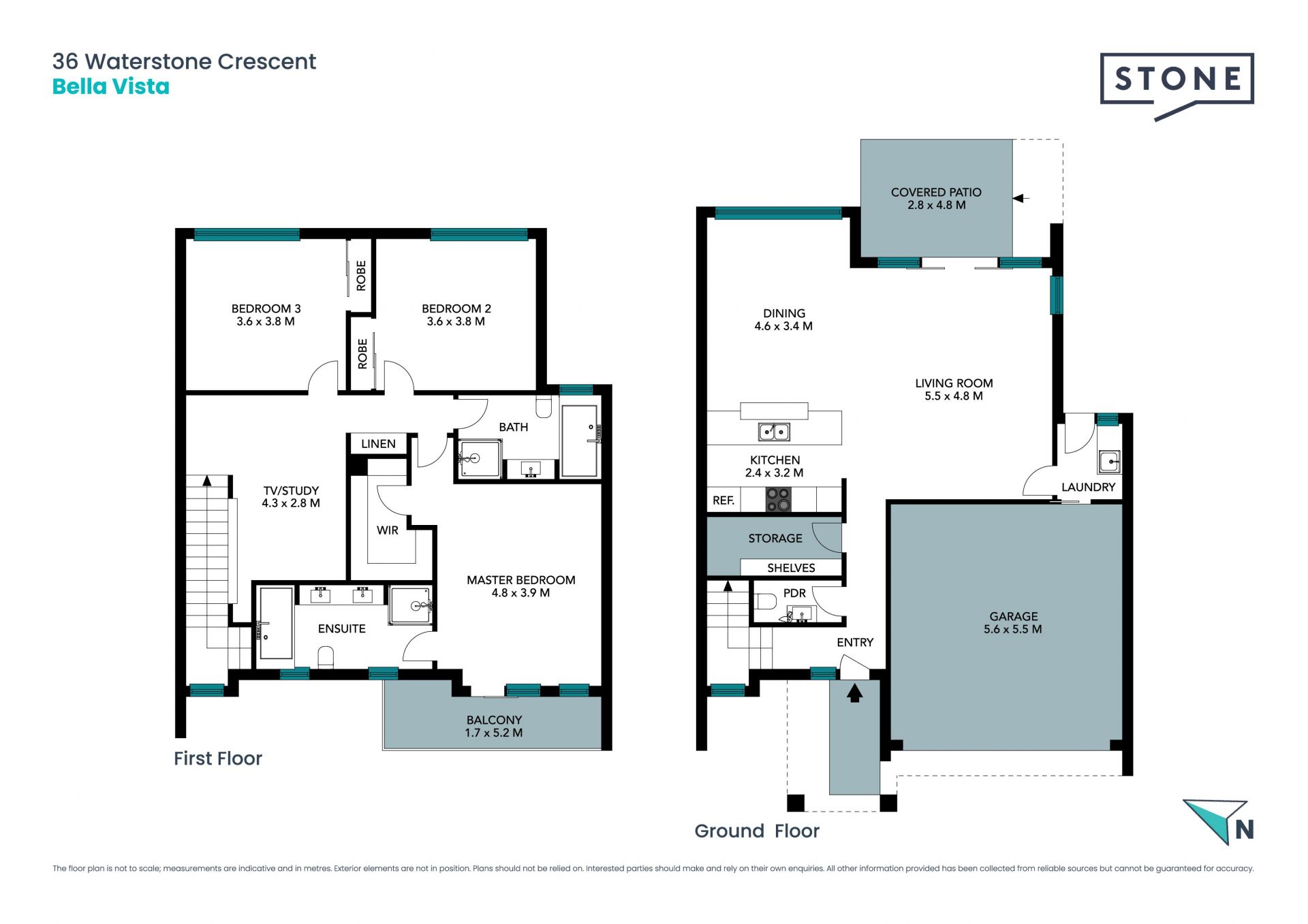 600m to Metro and Bella Vista Public School Catchment