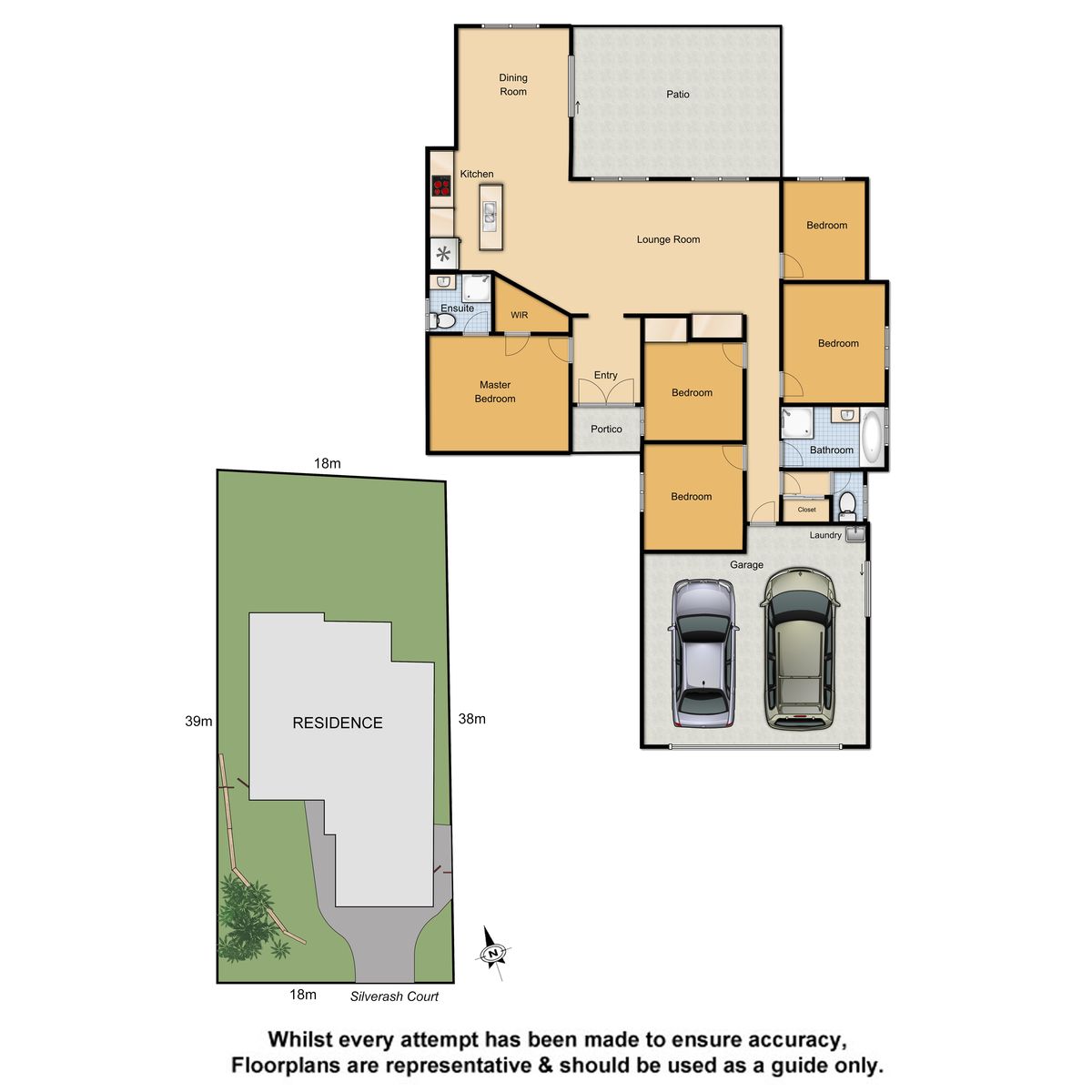 4 BEDROOMS PLUS STUDY ON A 702 SQM BLOCK