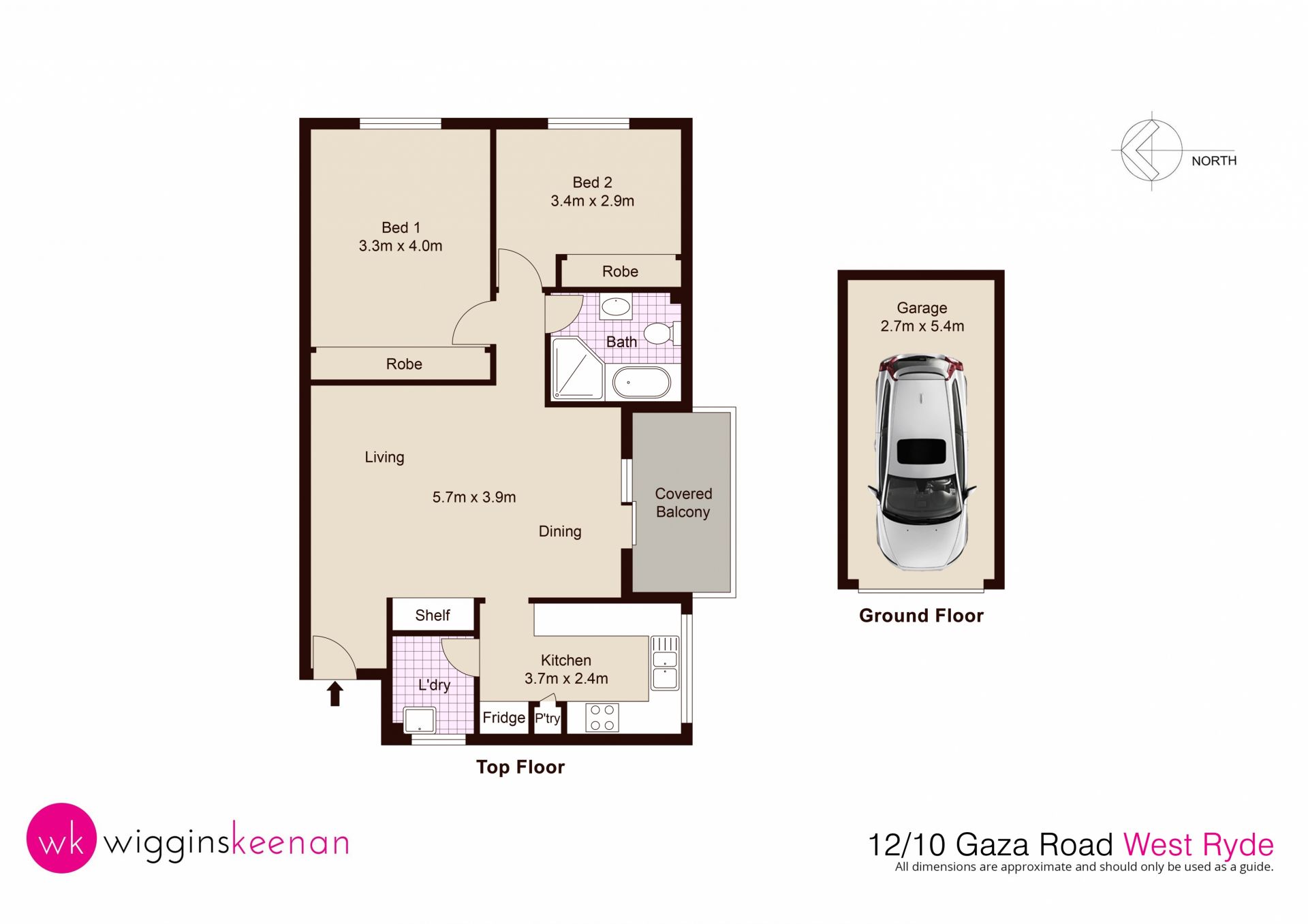 Full brick unit walk to rail, shops and school