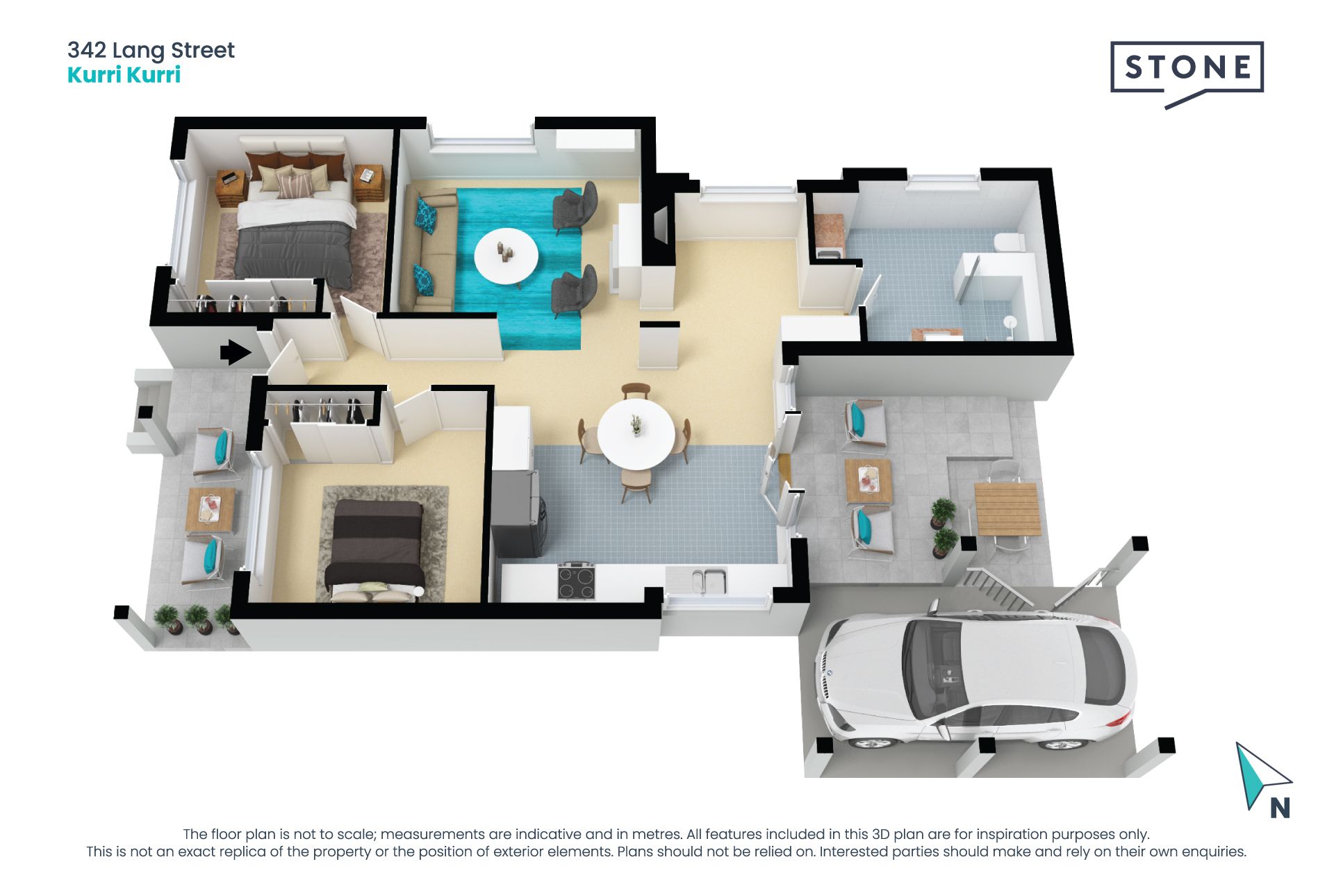Elegantly updated cottage on easy care block