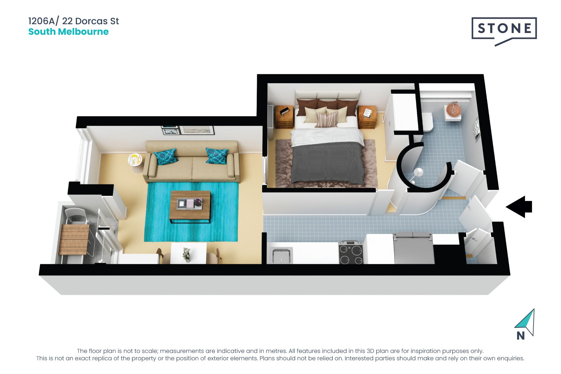 Stylish apartment at 'The Elm'