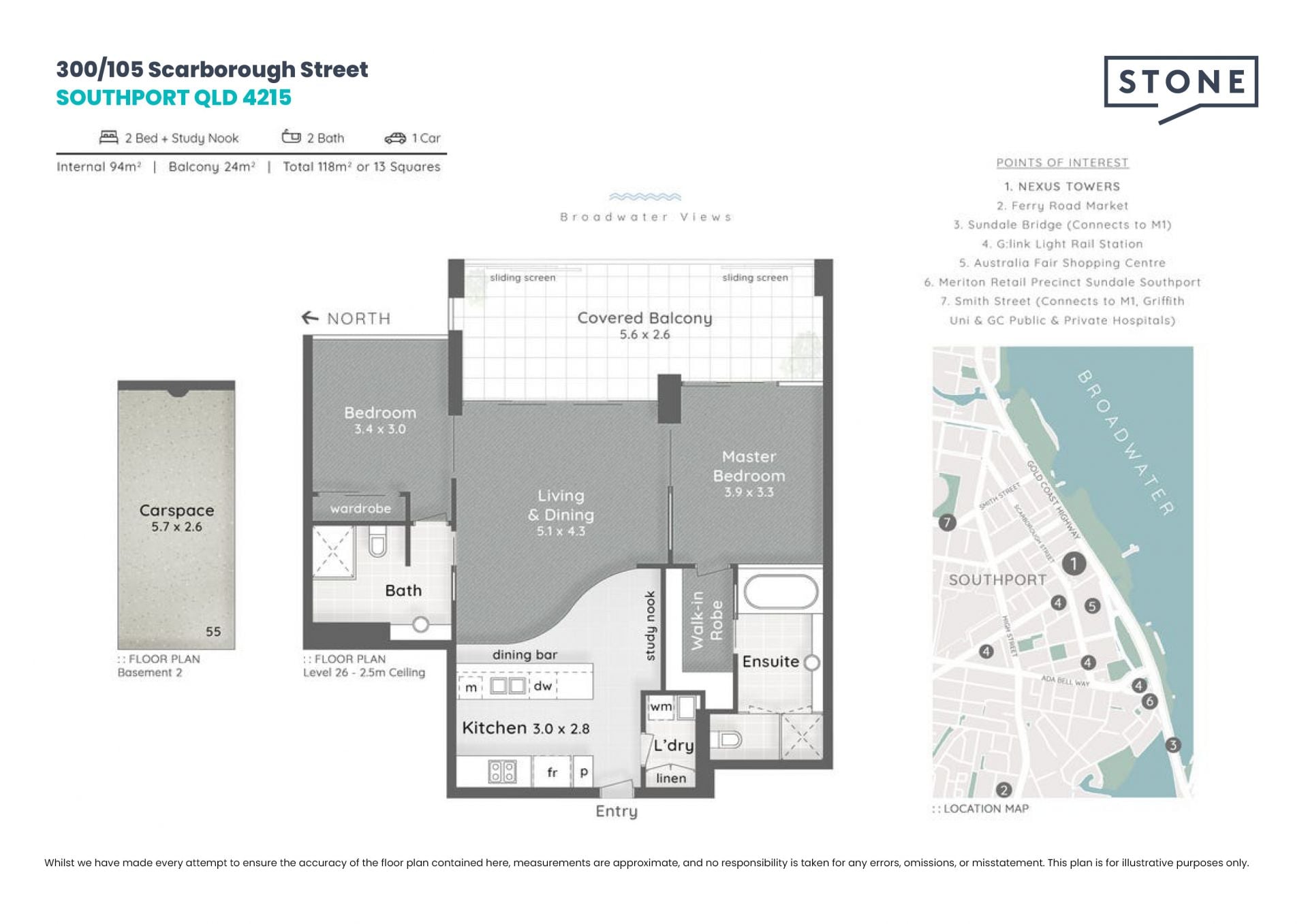 Spectacular Views - Level 26 Sub-Penthouse Apartment