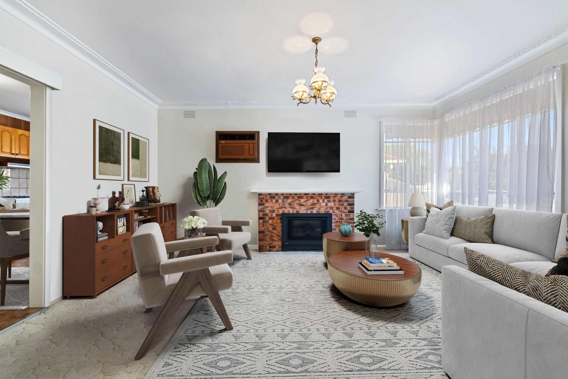 Comfortable Family Living With Space And Practicality