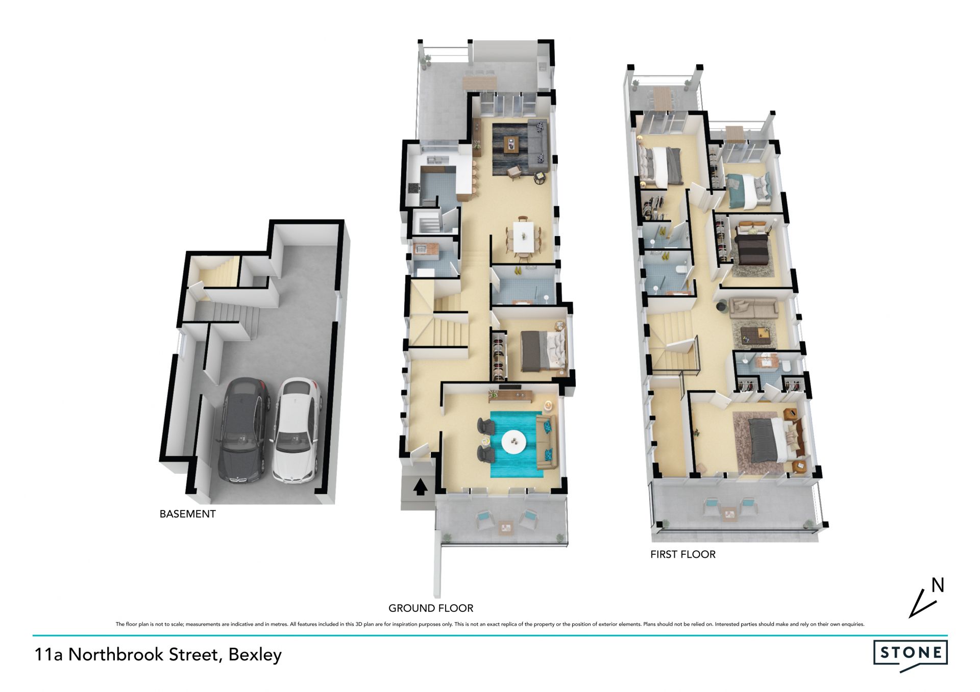 Palatial freestanding designer residence