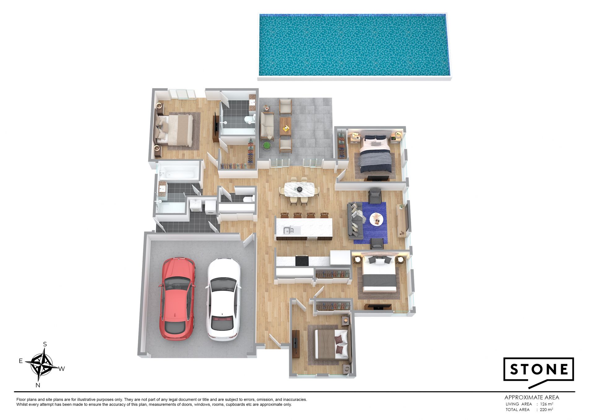1,224sqm elevated block with modern family home...