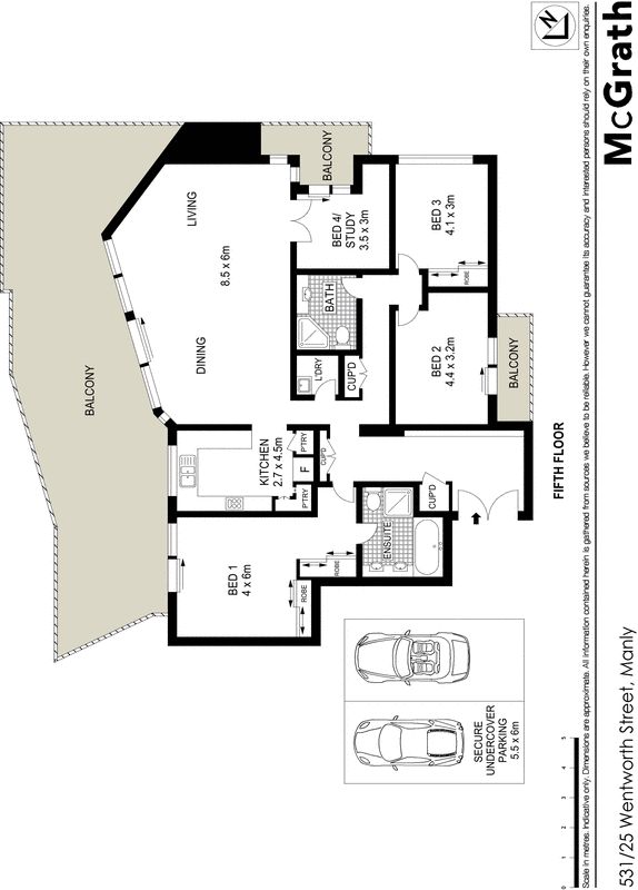 Bright luxury apartment next to Manly Beach